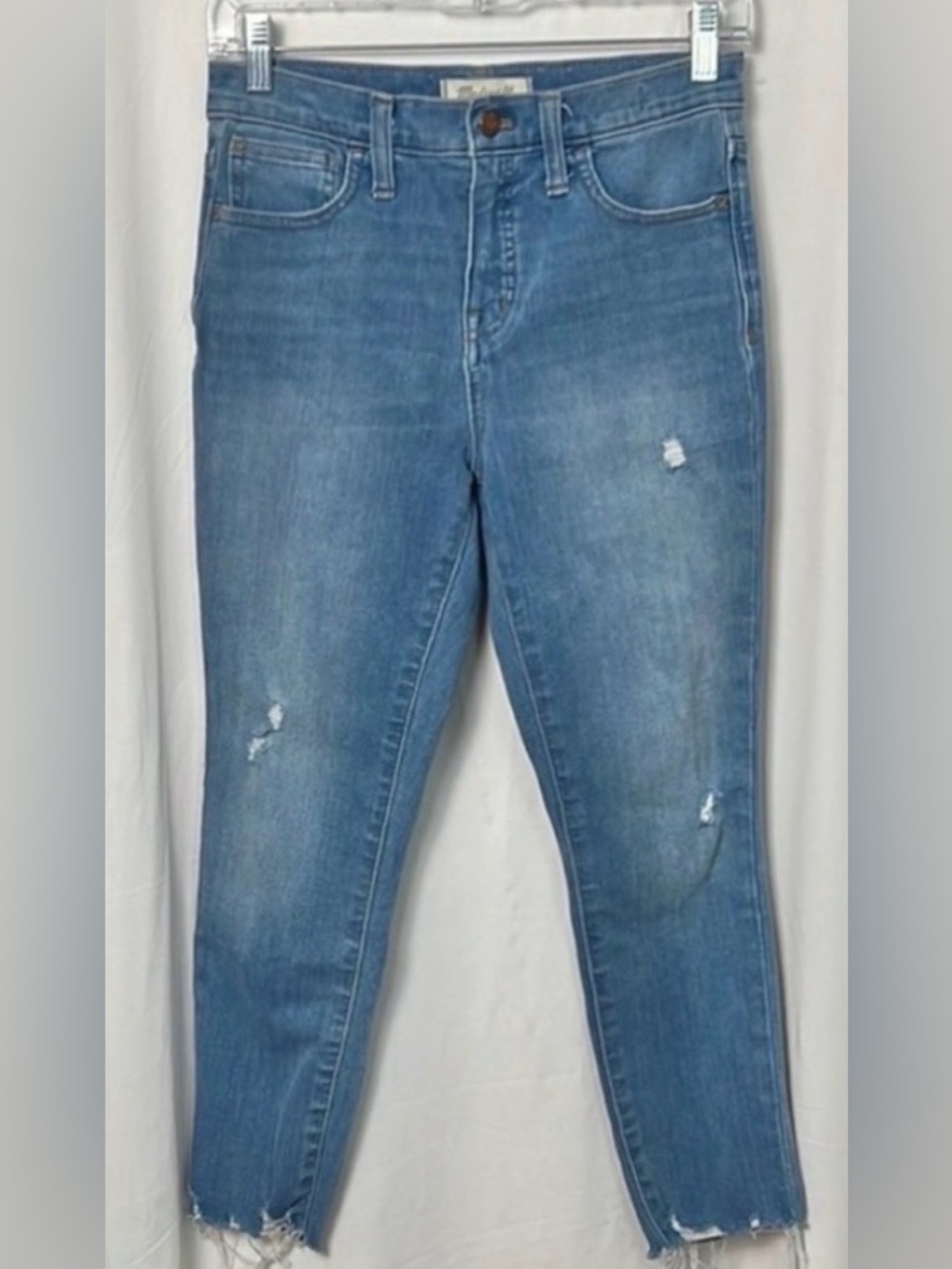Madewell Distressed 10" High-Rise Jeggings Size 26P